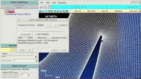 AutoGrid5™: Introducing the Row Mesh Setup Assistant
