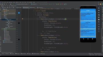 Flutter Get Posts With API  || Fetch Data from Internet