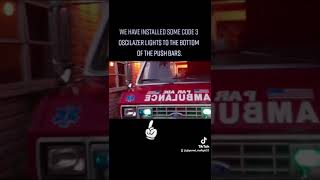 Parade Ambulance Ectoline 23-73-81 new Code 3 Oscilazer lights installed