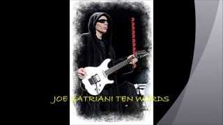 Joe Satriani Ten Words backing track chords