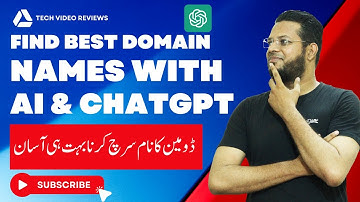 Quickly Find Best Domain Names With AI & ChatGPT | Find Domain Names Using ChatGPT