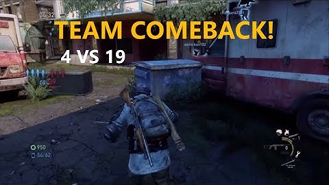 Magical Team Comeback (4 vs 19) - The Last of Us: Remastered Multiplayer (Checkpoint)