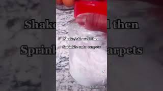 How to remove odors from your carpet. #shorts #bakingsoda #odors