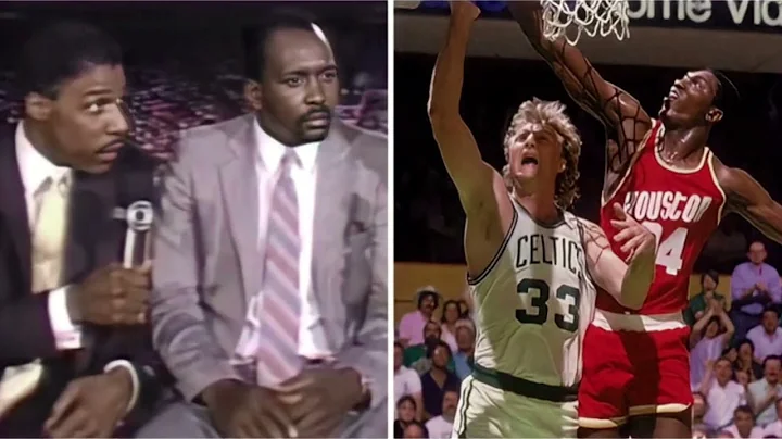 Doctor Julius Erving + Moses Malone at 1986 NBA Fi...