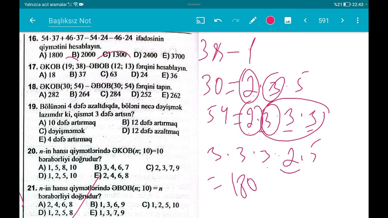 NATURAL ƏDƏDLƏR IX (1-62)Toplu 2025