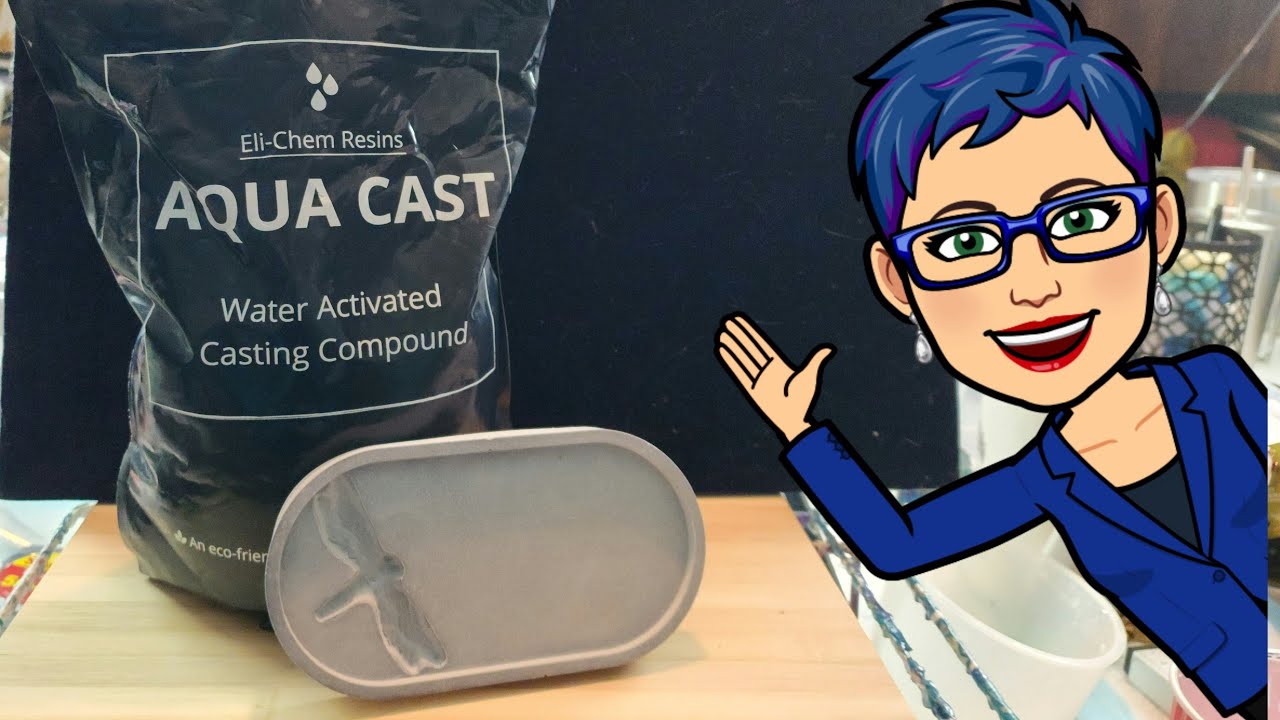 Trying Aqua Cast in a trinket traymold using a dragonflysilicone Inlay. AMAZING!!!Video #460