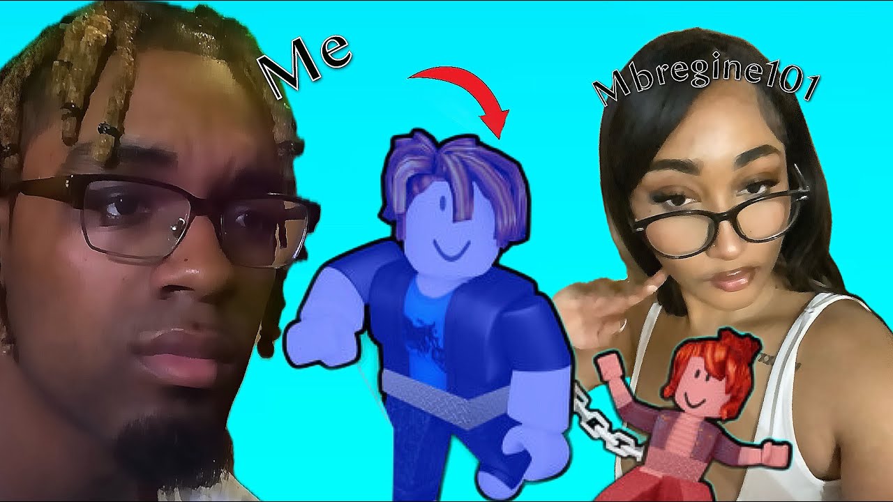 Playing Roblox chained together games with My small brained friend ...