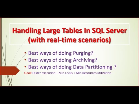 Video: Ano ang database purging?