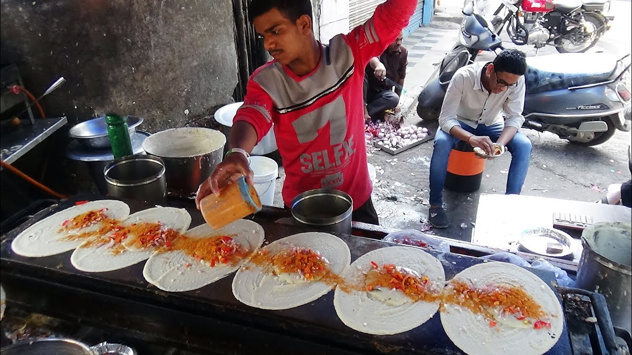 Hyderabad Street Food Masala Dosa and Mysore Bonda @ 20 rs Only | SouthIndian Bareakfast in Hyderaba | Street Food Catalog