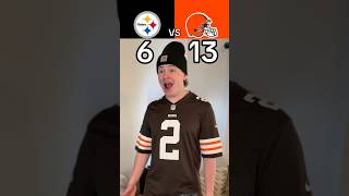Steelers Vs Browns Recap nfl football browns steelers skit funny