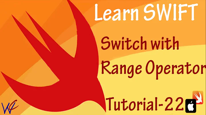 Switch Statement with Range Operator in Swift - tutorial 22