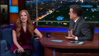 Jessica Chastain brings her best boots to the talk shows
