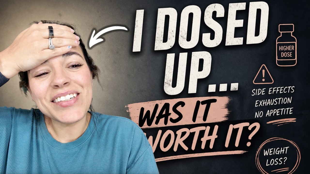 i dosed up and felt like *TRASH*... but i lost weight 🤷🏻‍♀️ | a vlog