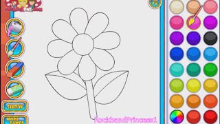 Flower Coloring Games screenshot 3