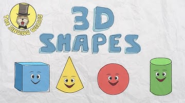 3D Shapes Song | Shapes for kids | The Singing Walrus