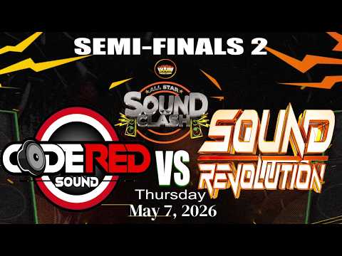 Boom All Star Sound Clash SEMI-FINAL 2 Code Red vs Sound Revolution at 153 Olympic Way All Star HQ.