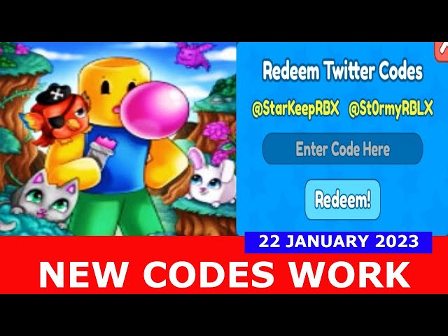 Bubble Gum Simulator codes [December 2023]