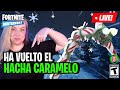EL HACHA CARAMELO HA VUELTO EN FORTNITE ❤ LAVALKIRIA 🖤 #epicpartner