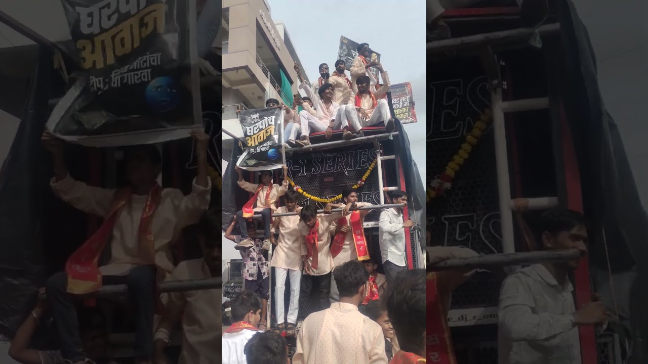 karanja Lad Ganpati visarjan R 1 💪🏻vs Md 🤣