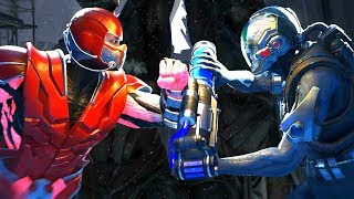 Injustice 2 - Sub-Zero Vs Mr Freeze All  Intro Dialogue/All Clash Quotes, Super Moves