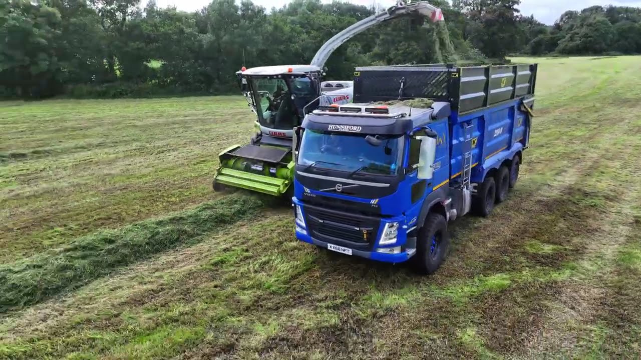 Hunniford Farms new tipper NC silage wagon