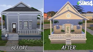 Mobile Home Renovations | Renovating Base Game Homes | The Sims 4 | Speed Build