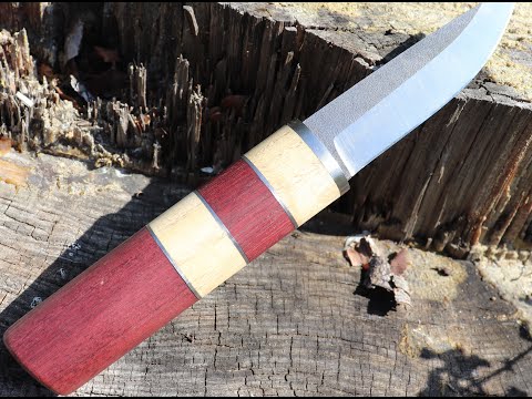 puukko bıçak, knife making, kabza şekillendirme