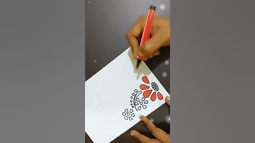 Quick and easy design border for project work #shorts #ytshorts #viral