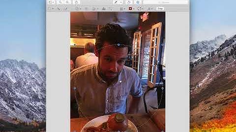 How to crop a photo into a circle on any mac (using Preview app)