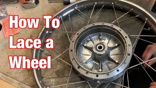 Lace a Honda Motorcycle Wheel Tutorial