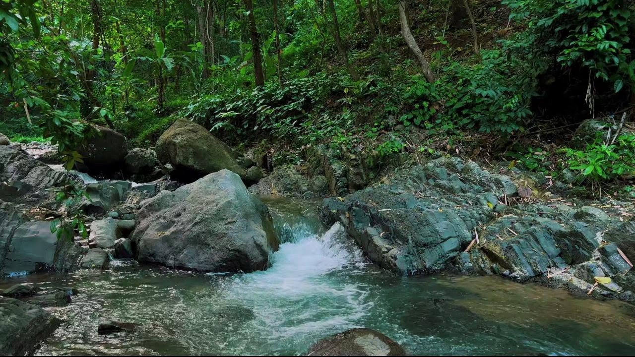 4K-HDR | Relaxing River Sounds for Deep Sleep & Anxiety Relief | Natural Water Ambience for Calming