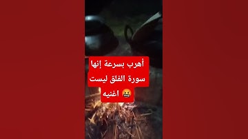 أهرب بسرعة إنها سورة الفلق ليست اغنيه 🤬 #اكسبلور #المصحف #islamicprayer #في #الرحمن #quran #دويتو