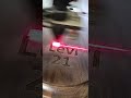 laser engraving a plaque