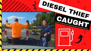 I DID NOT MEAN TO STEAL THE FUEL. I TOLD MY POLICE FRIEND TO PLEASE GO BACK AND PAY