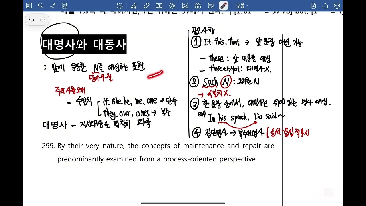 9주차 수능영어 구문강의 보충영상(3)