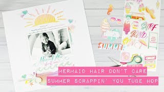 Mermaid Hair - Summer Scrappin YouTube Hop