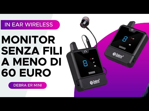 Il miglior sistema in ear  sotto i 60 euro, Debra Portable ER-Mini UHF Wireless In-Ear Monitor