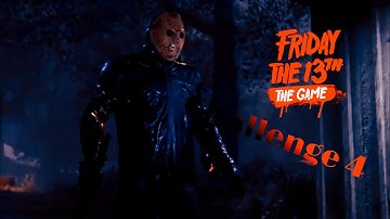 (Friday the 13th the game) part 8 Jason - Gamplay - challenge 4