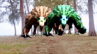 Temple Run Blazing Sands And Lost Jungle T-REX In Real Life || Duo Temple Run screenshot 4