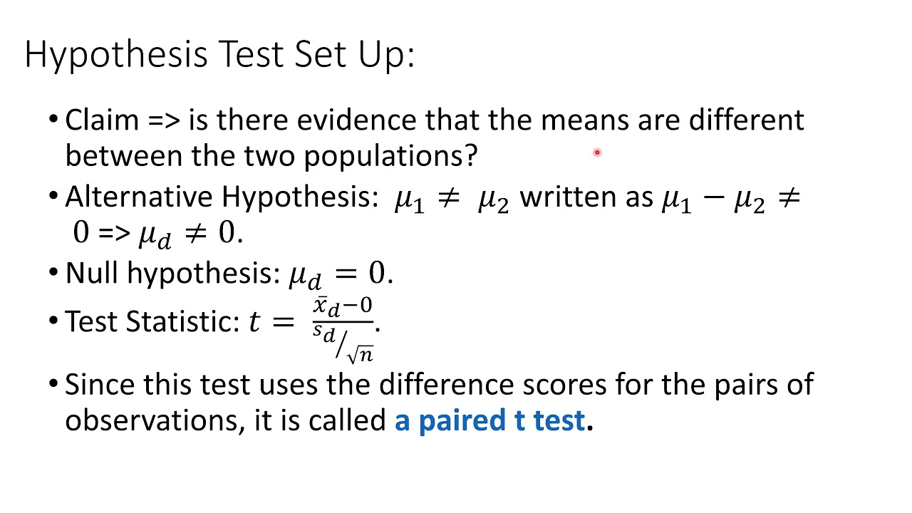 Chapter10 | Topic2 | Steps for Hypothesis Testing for Two Sample Mean ...