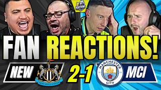 City & Newcastle Fans Reaction To Newcastle 2-1 Man City Premier League Fan Reactions