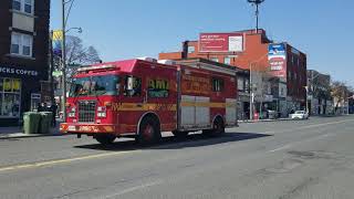 Toronto Fire HAZ145, CMD10 and spare T114 Responding