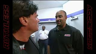 Jonathan Coachman Informs Eric Bischoff Of An Emergency Wwe Raw 2003