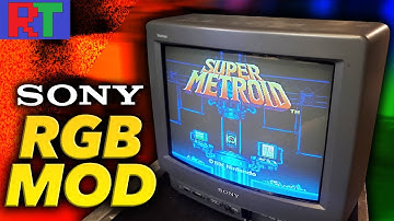 Modding the Sony KV 13TR28 for RGB - Full Guide