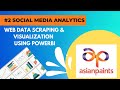 Web data scraping using power bi