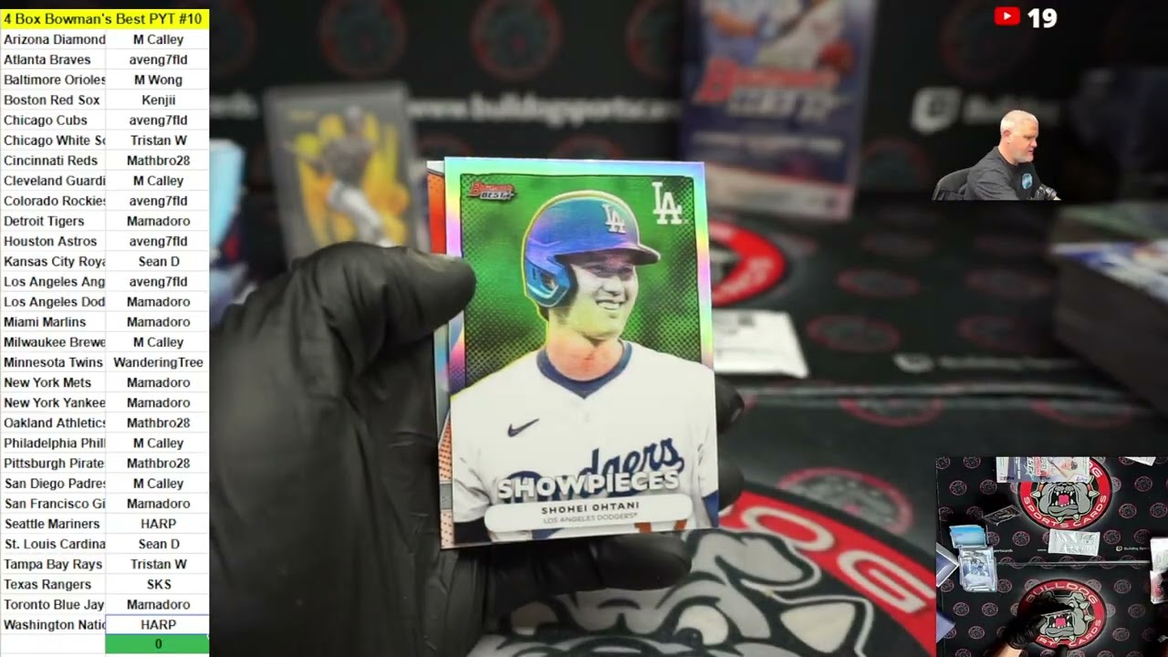 4 Box 2025 Bowman's Best PYT #10