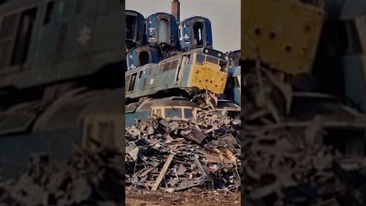 Abandoned Trains  Graveyard Reveals Forgotten Beauty and Decay 