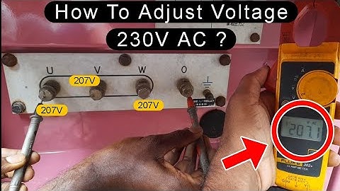 How To Adjusting Generator Voltage ? | Automatic Voltage Regulator | [GENERATOR AVR UNIT] | Denyo
