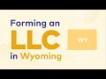 Wyoming llc  how to start an llc in wy