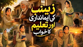 Zainab’s Honesty & Her Dream of Education | An Inspiring Moral Story|Urdu Moral Story 